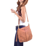 Annie Oakley Light Tan Shoulder crossbody  Bag by Mary and Marie - maryandmarie
