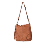 Annie Oakley Light Tan Shoulder crossbody  Bag by Mary and Marie - maryandmarie
