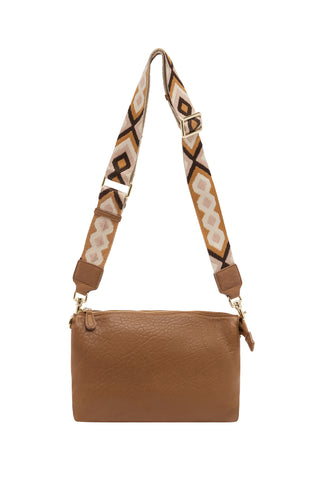 Cristy the golden brown bag in bubble leather