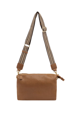 Cristy the golden brown bag in bubble leather
