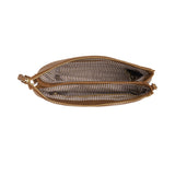 Cristy the golden brown bag in bubble leather