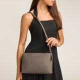 My sister Sam,mushrooom nappa leather Cross body bag