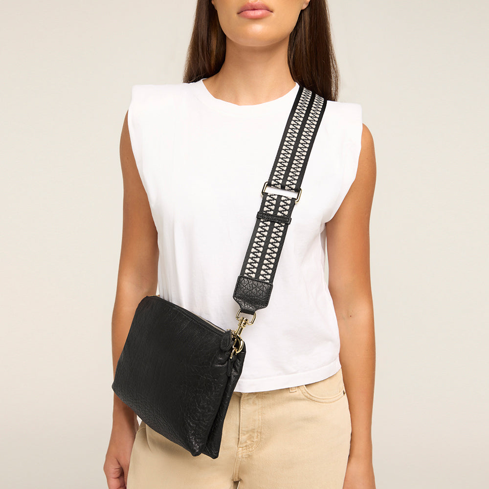 Karen Black Cross Body Convertible Clutch