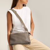 My sister Sam,mushrooom nappa leather Cross body bag