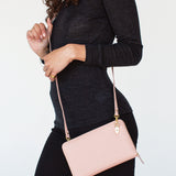 Pretty In Pink Wallet/Clutch by Mary and Marie