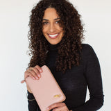Pretty In Pink Wallet/Clutch by Mary and Marie