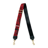 Convertible Strap/Bag Accessories Red Snake Thick Straps