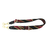 Convertible Strap/Bag Accessories Burgundy and Gold Bolt Thin Strap