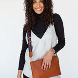 The Golden Sheaf Cross Body Convertible Clutch