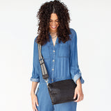 Karen Black Cross Body Convertible Clutch