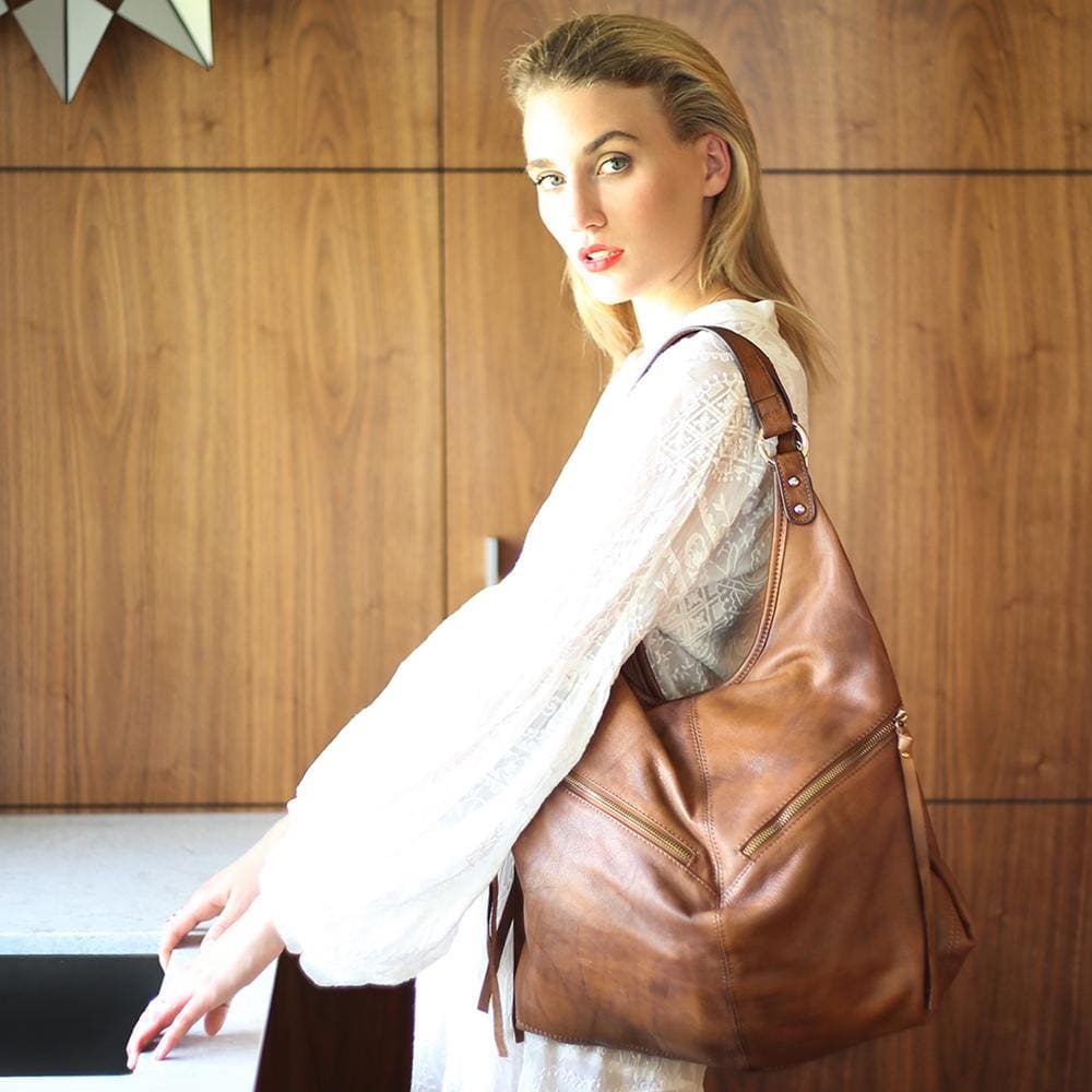Coachella Convertible Backpack/Slouch Bag by Mary and Marie - maryandmarie