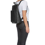 Singing in The Rain Shoulder/Backpack Bag Black Nappa Leather by Mary and Marie - maryandmarie